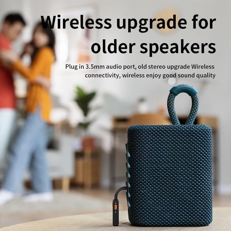 Bluetooth 5.4 Transmitter and Receiver,2-in-1 Wireless Bluetooth Adapter, Wir...