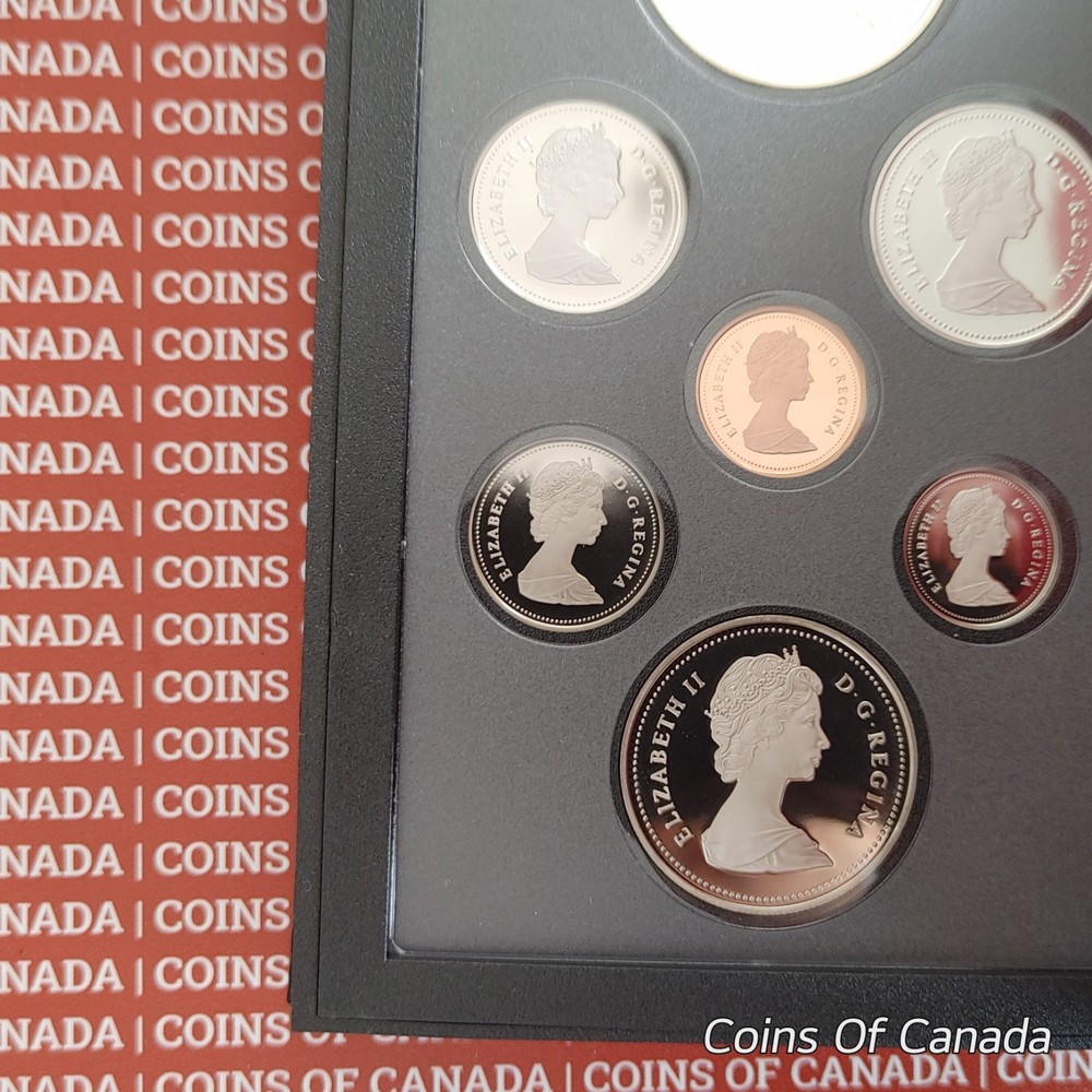 1987 Canada Proof Set w/ Special Edition John Davis Silver Dollar #coinsofcanada