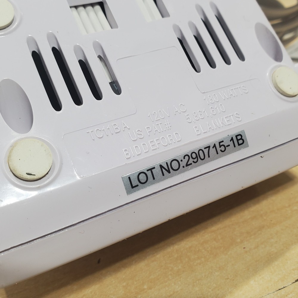 Original Biddeford or Cannon TC11BA Electric Blanket Controller Control