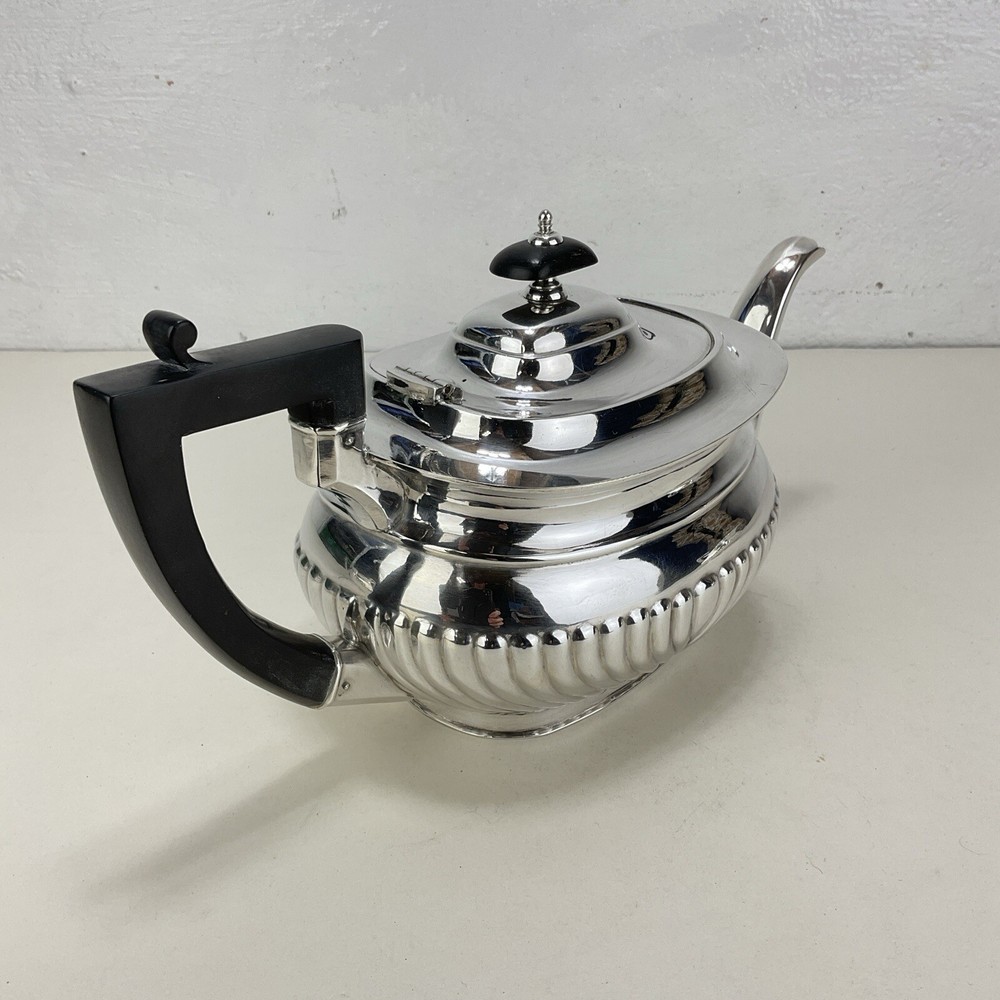 Victorian 3 Piece Silver Plated Tea Set Cooper Brothers Sheffield