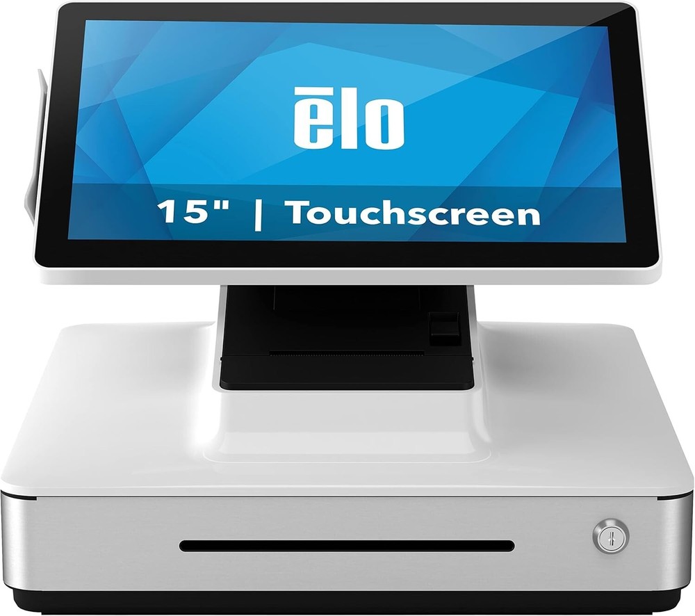 Elo PayPoint Plus POS System - 15.6" Touchscreen, Scanner, Printer, Cash Drawer