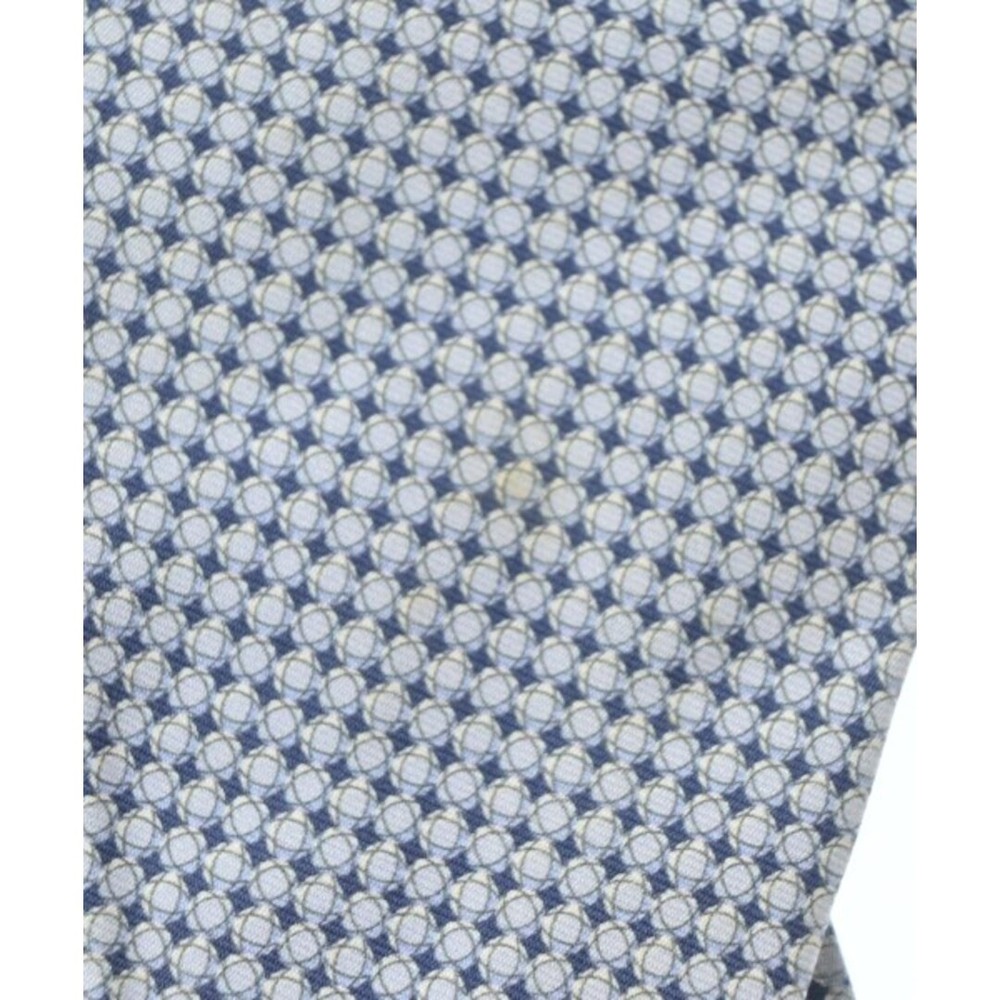 Hermes Necktie Navy Old Clothes Used