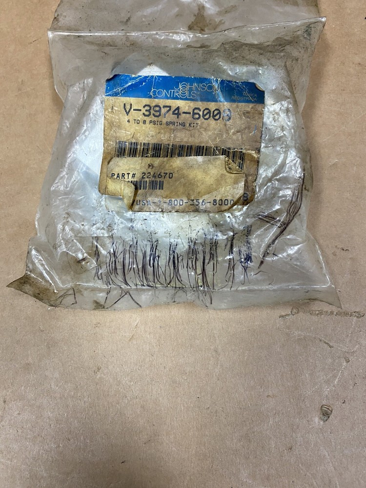 Johnson Controls V-3974-6008 Spring Kit New