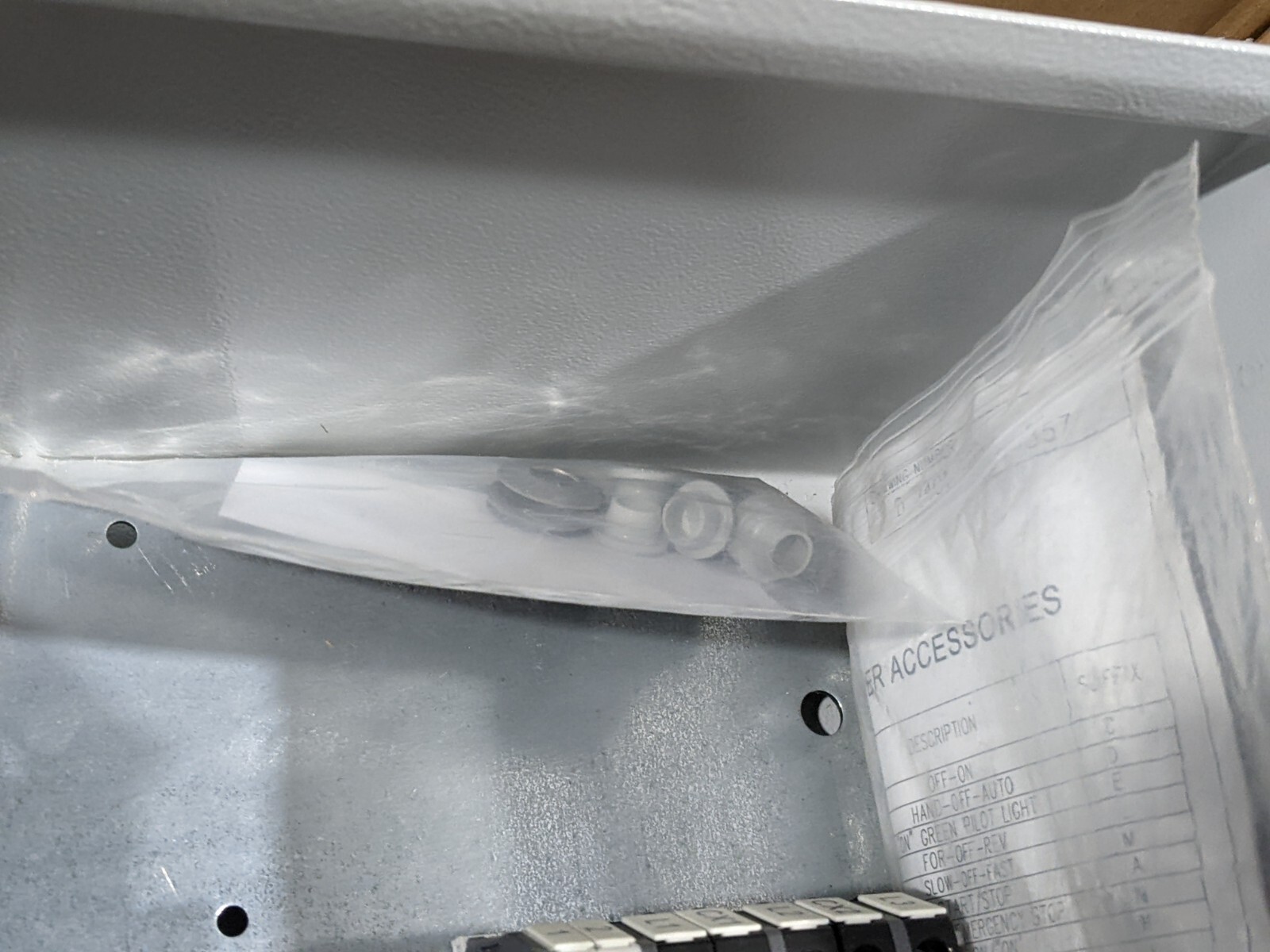 ABB AFN112-2S Non Combination Motor Starter Enclosure AF26-30-00-13 100-250 VAC