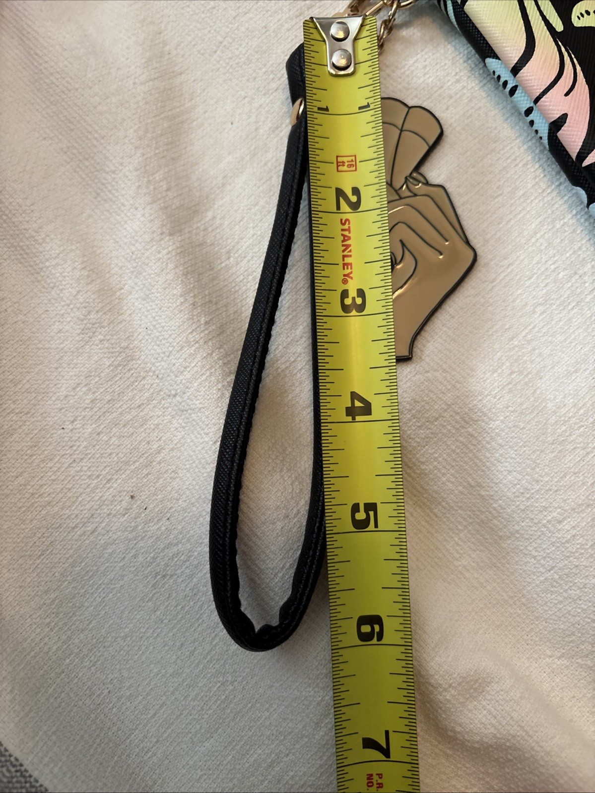 Bioworld Ariel Disney Princess Zip Pouch Wristlet Little Mermaid -large Charm