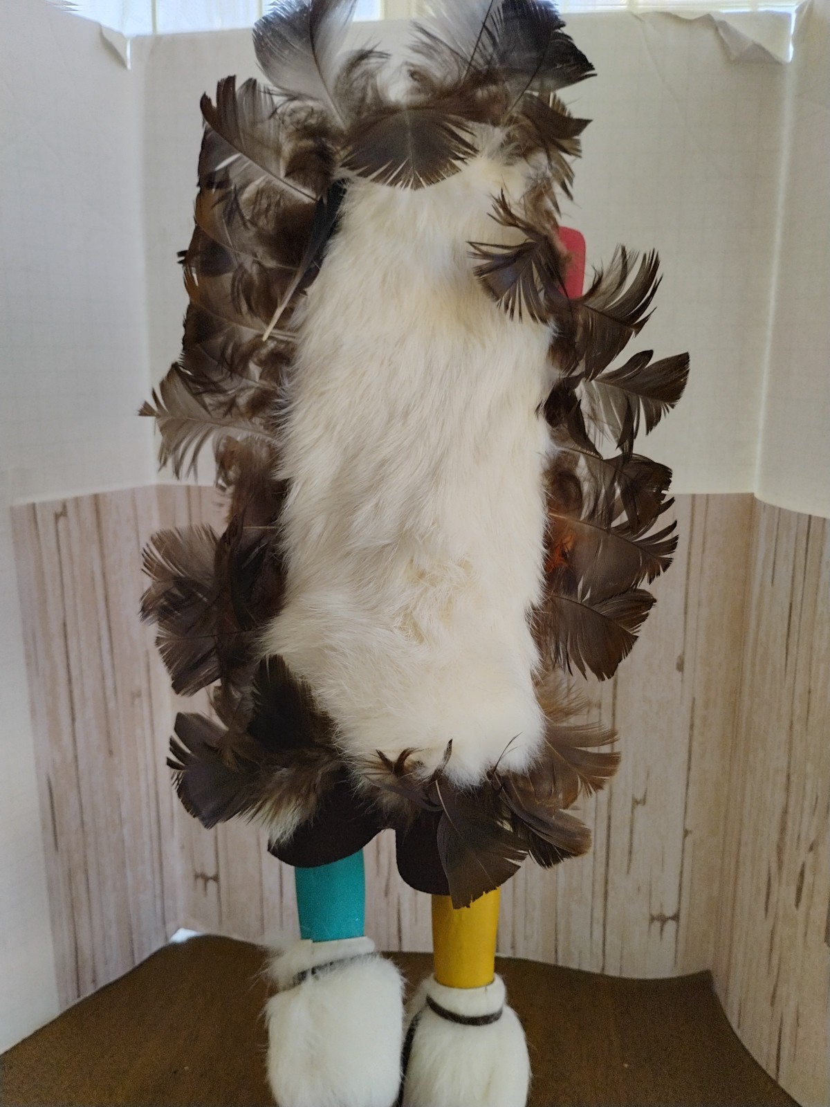 Vintage Large Navajo Kachina Doll Chasing Star Signed By Artist I McB