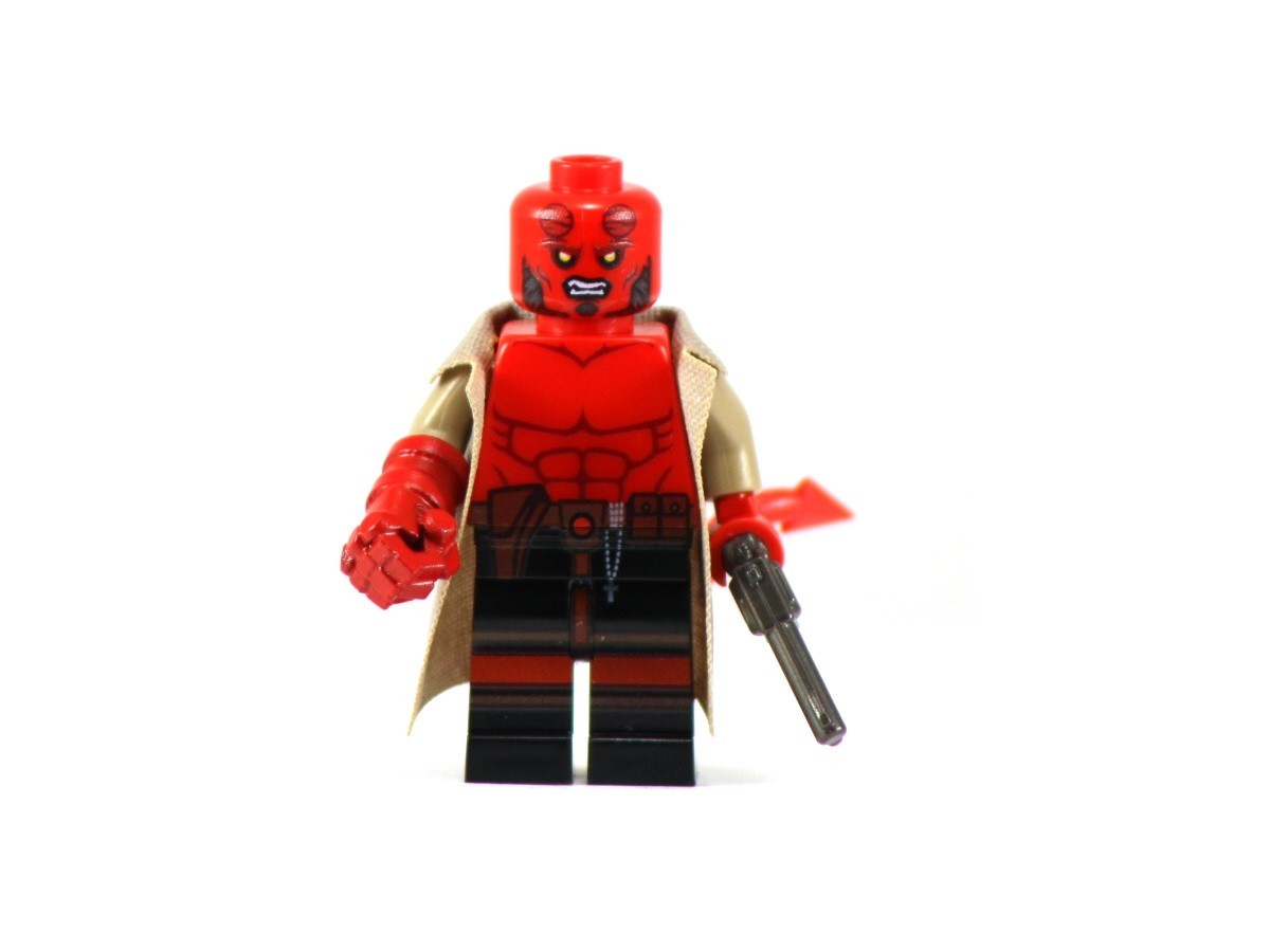 Custom Hellish Boy Minifig Printed on Genuine Lego Parts -by BKB