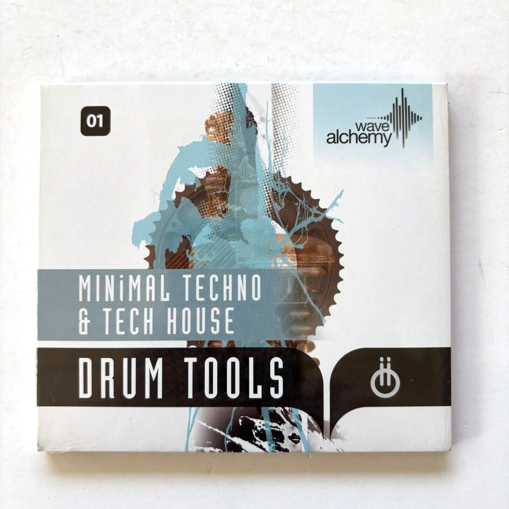 Wave Alchemy Minimal Techno & Tech House Drum Tools Sample CD+DVD - RARE & OOP!
