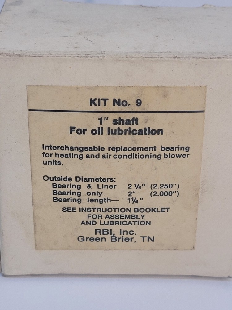 Randall KIT#9 New Bushing In Box e21