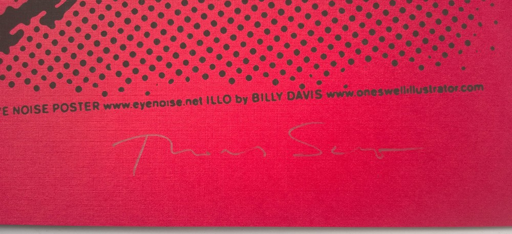 Art Brut Concert Poster Orlando 2006 Dark Red