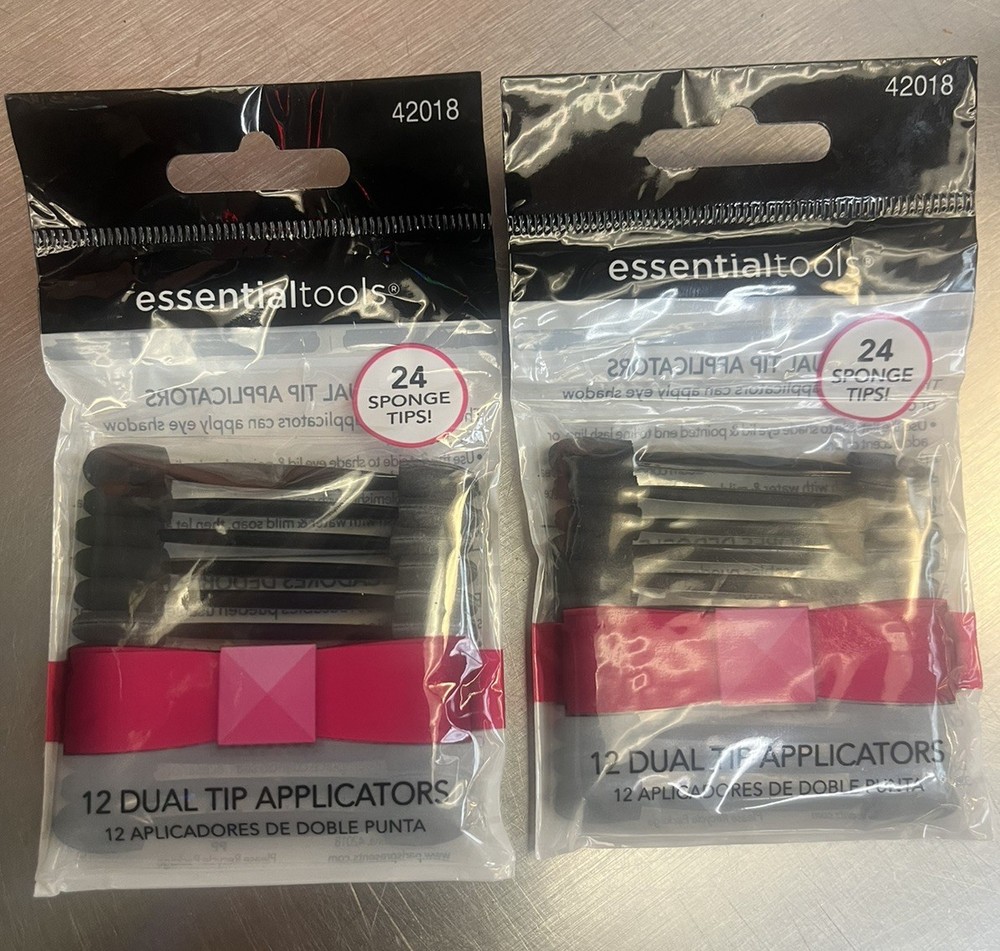 Essential Tools 12 dual tip applicators 2 Pack *NEW*