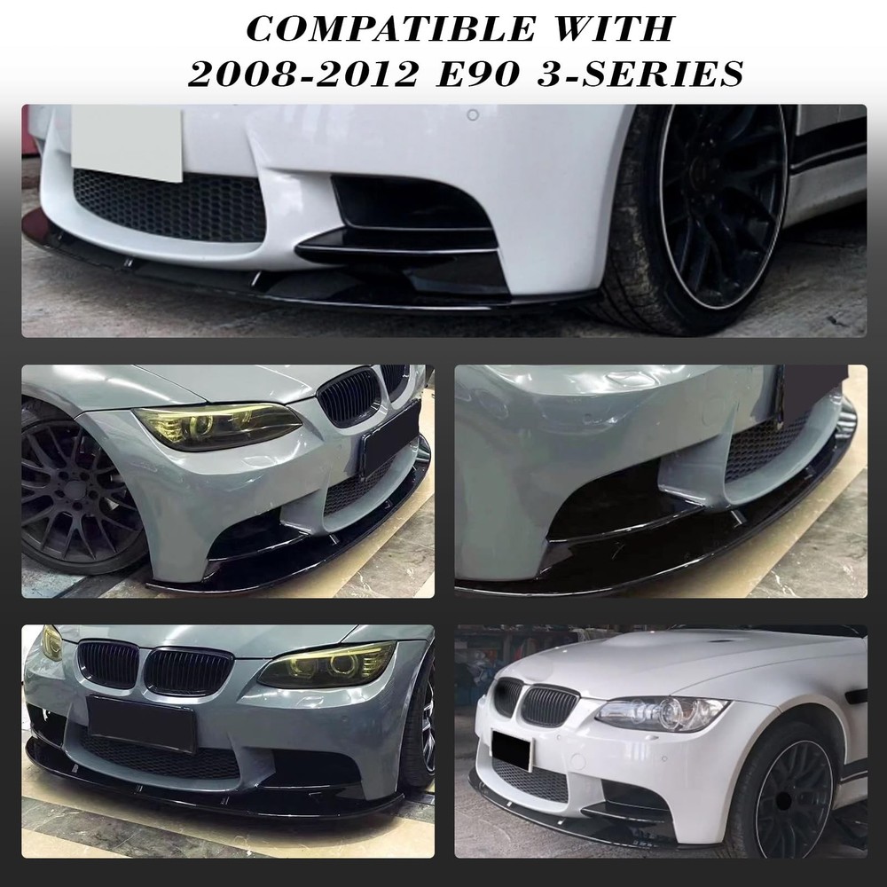 Front Bumper Diffuser Chin Lip for 2008-2013 M3 E90 E92 E93
