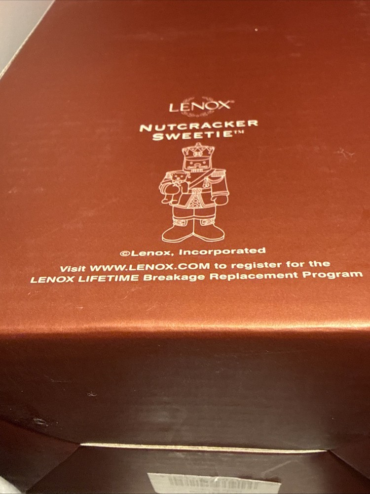 LENOX Nutcracker Sweetie With Teddy Bear In Original Box 7”