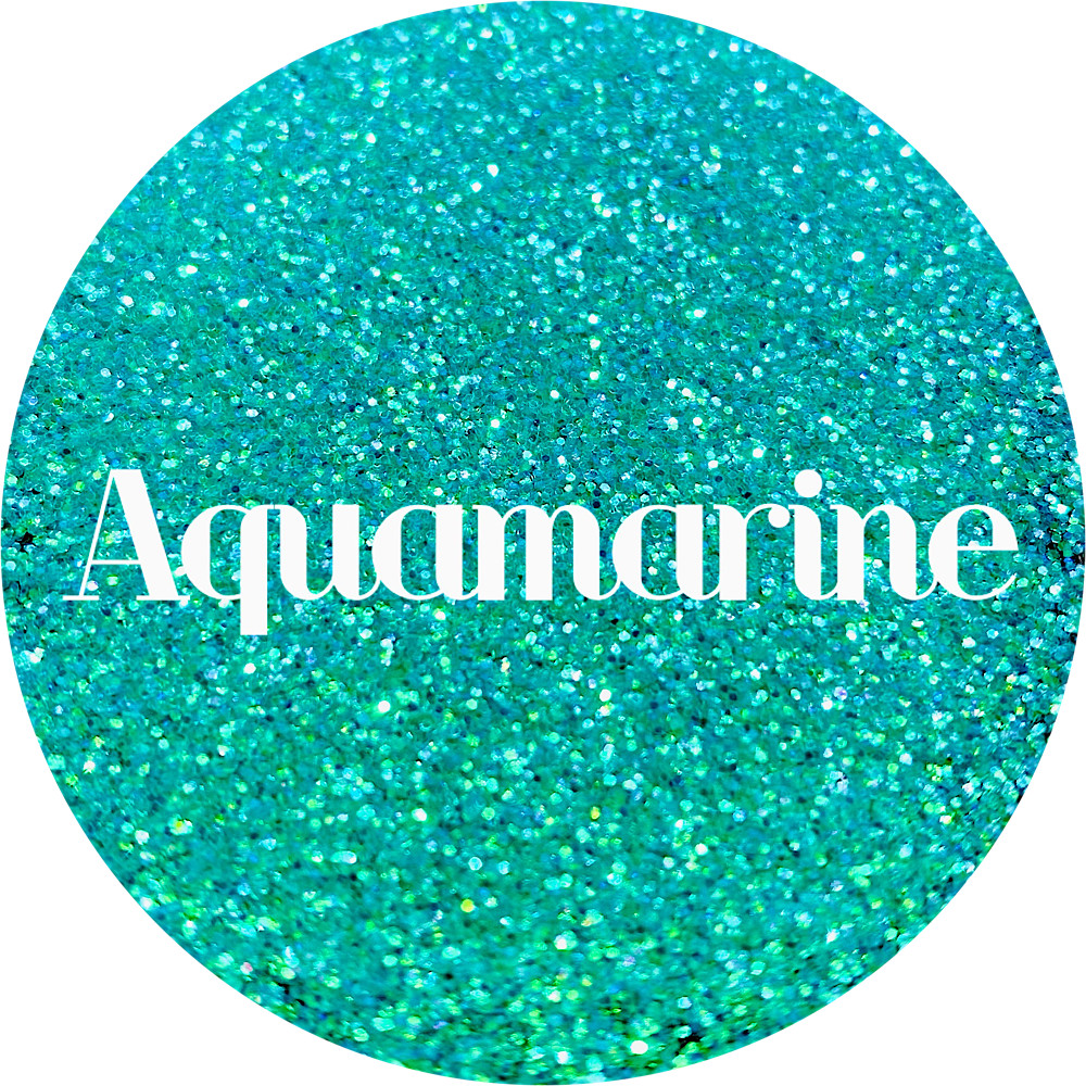 Premium Polyester Glitter - Aqua Teal Iridescent