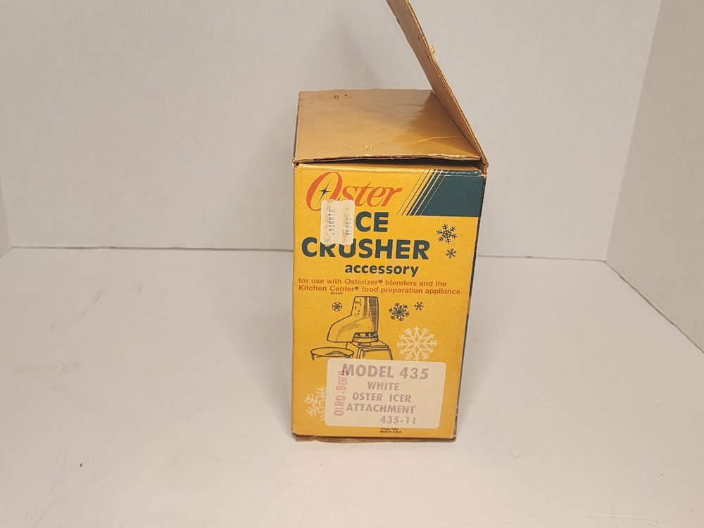 Oster Ice Crusher Accesory Model 435-11 NEW Open Box