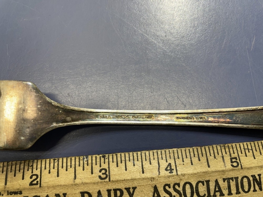 Vintage William Rogers Overland Oneida Silver Plate Fork