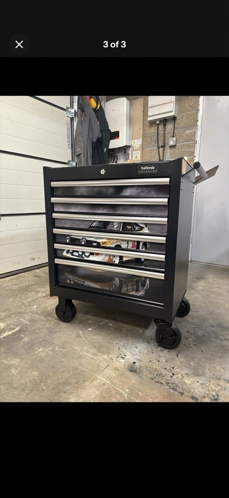 Tool Box Graphics /Decals Fits 60cm wide Drawers Halfords Tool Box
