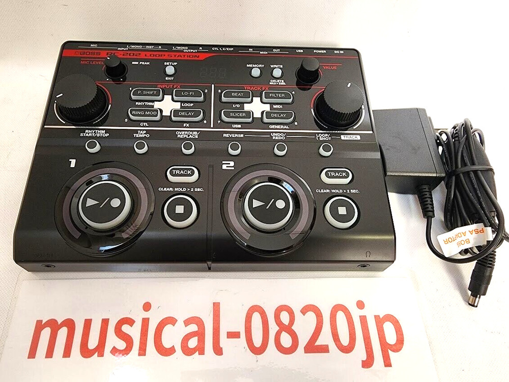 Boss RC-202 Multi Effects DJ Loop Station Looper