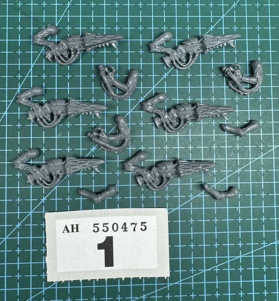 6 Tyranid Termagant Devourer Arm Pair Hive Tyrant 40k Bits Kitbash Warrior