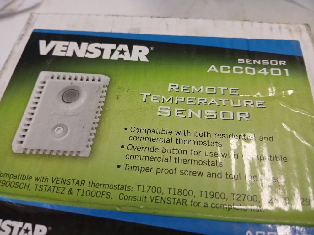 Venstar ACC0401 Remote Sensor Temperature Sensor New open box