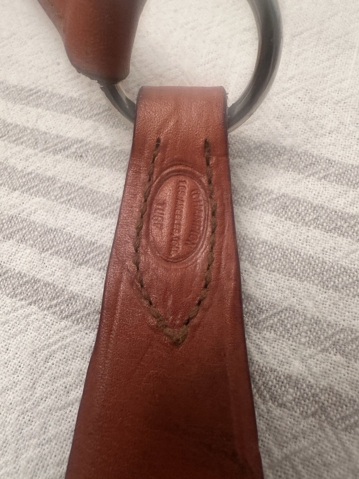 Vintage Champion Turf & Reins, Bridle leather Southwestern Style Silver Accent