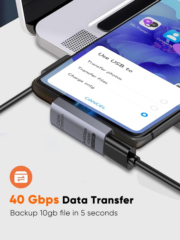 CableCreation 90 Degree USB C Adapter 2 Pack, Right Angle 2PCS, Space Gray