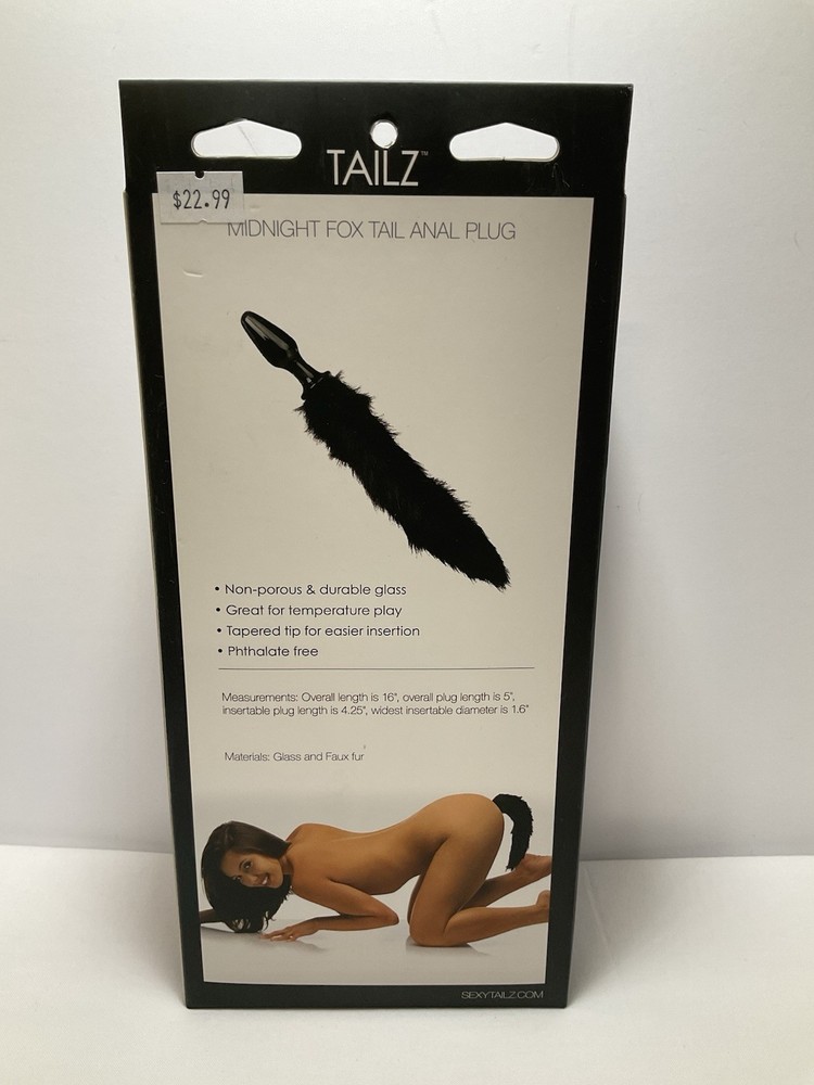 Tailz Midnight Fox Tail Anal Plug