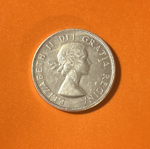 1953 Canada Silver One Dollar Coin