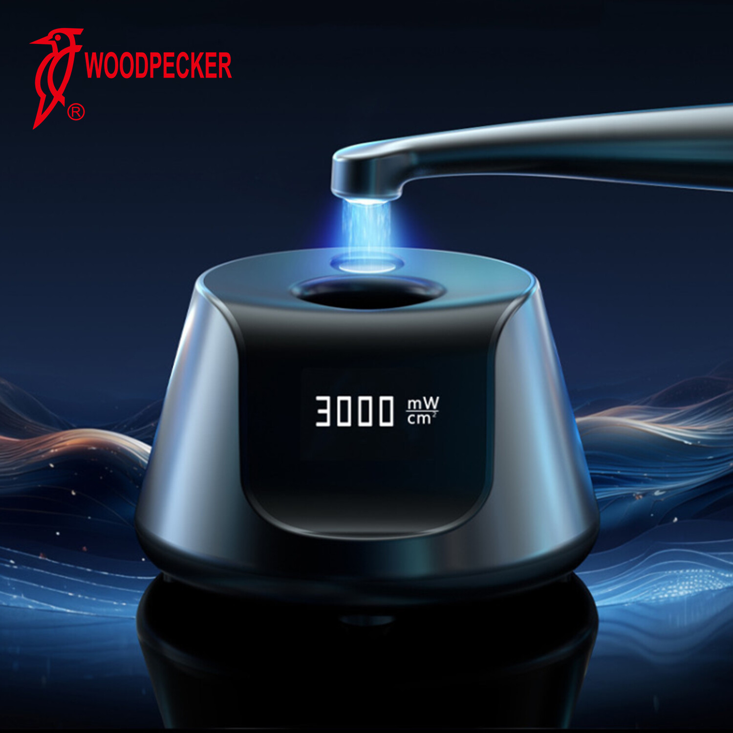 Woodpecker O-Star Pro Dental Curing Light 1 Second Cure Wide Spectrum 3000mW/cm²