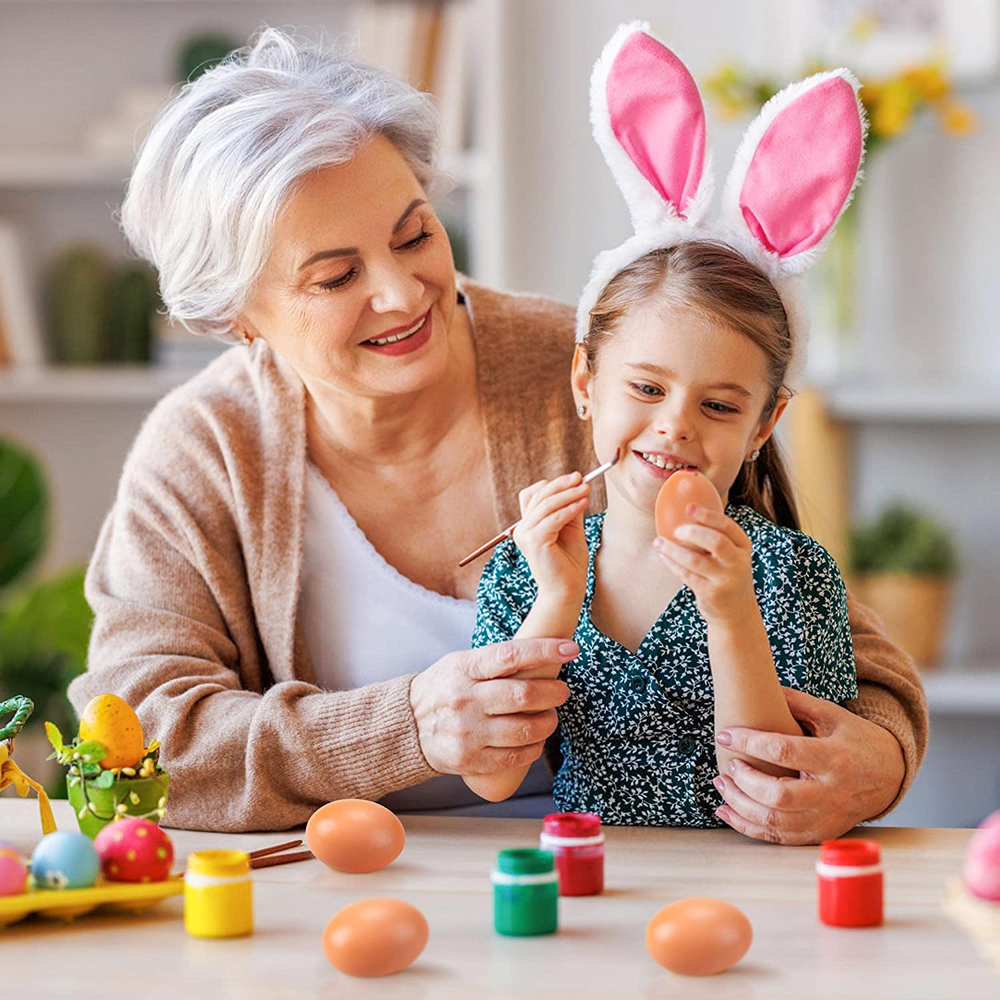 Craft Easter Eggs for Nest Wooden Eggs for Chickens