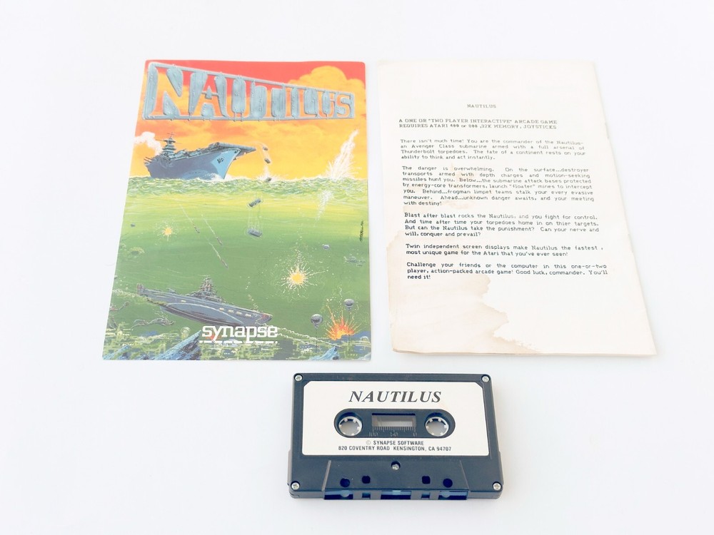 Nautilus - Synapse Software - 1982 / Atari 400/800