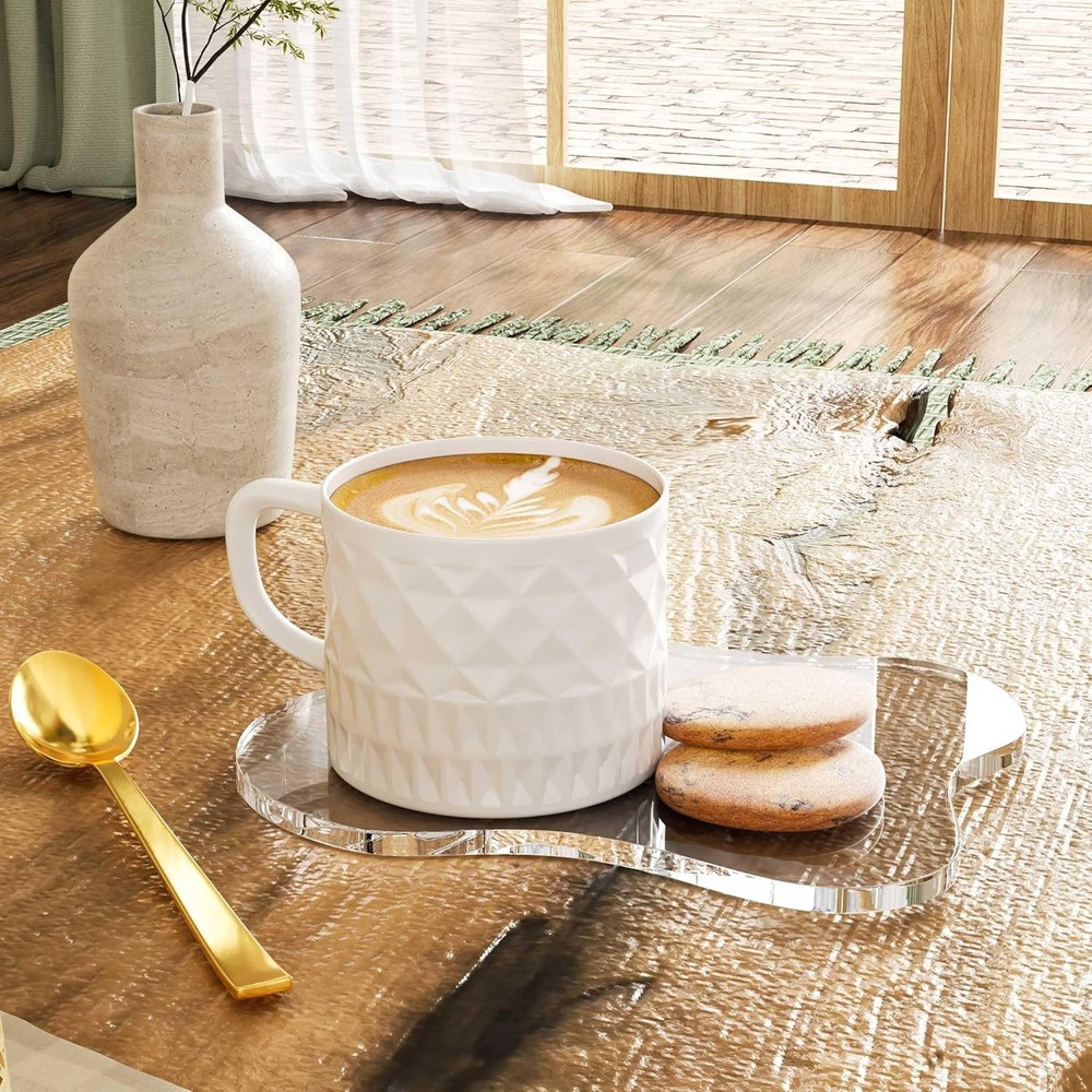 Acrylic Coaster Clear Cloud Shape
