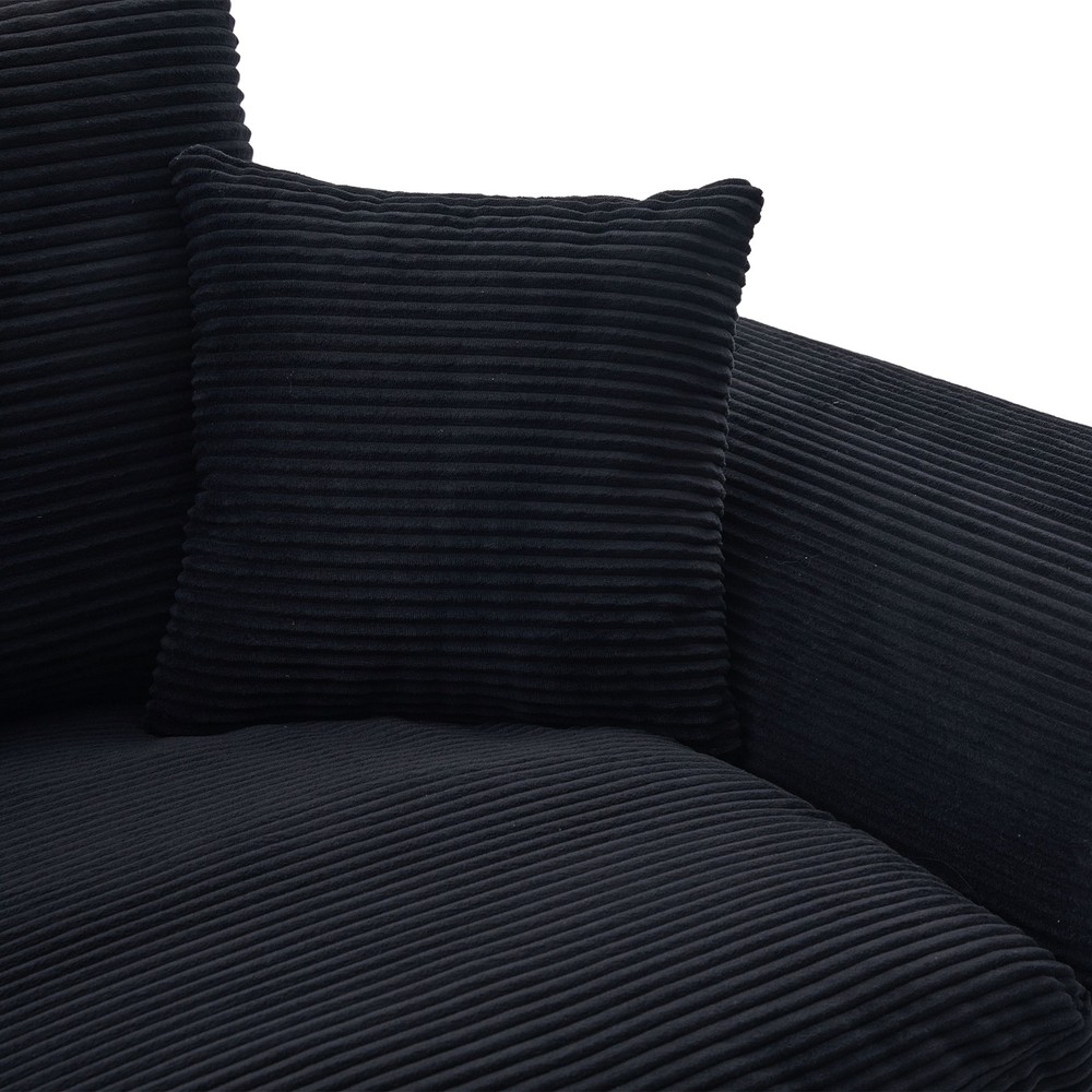 UNITED WE WIN Modular Sectional Sofa Cloud Couch,Comfy Cloud Modern Sofa,2 Sea