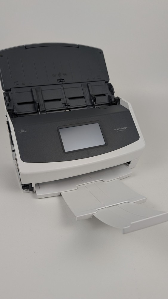 Fujitsu ScanSnap iX1500 White Scanner LOW 178 Count FUNCTIONS Missing Side Cover