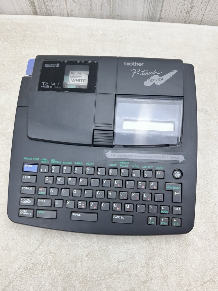 Brother P-Touch Extra PT-520 Electronic Thermal Label Maker TESTED Working Nice