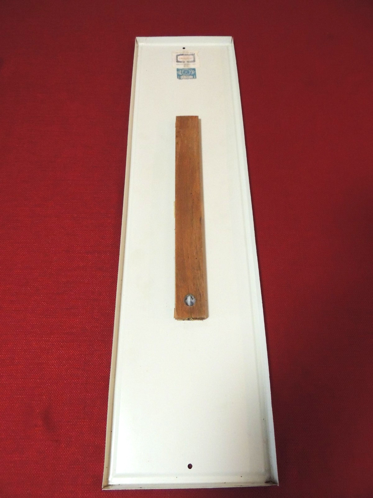 Vintage Pepsi Advertising Metal Thermometer 28" x 7 1/2", PM 1105, 2-83, NrMT