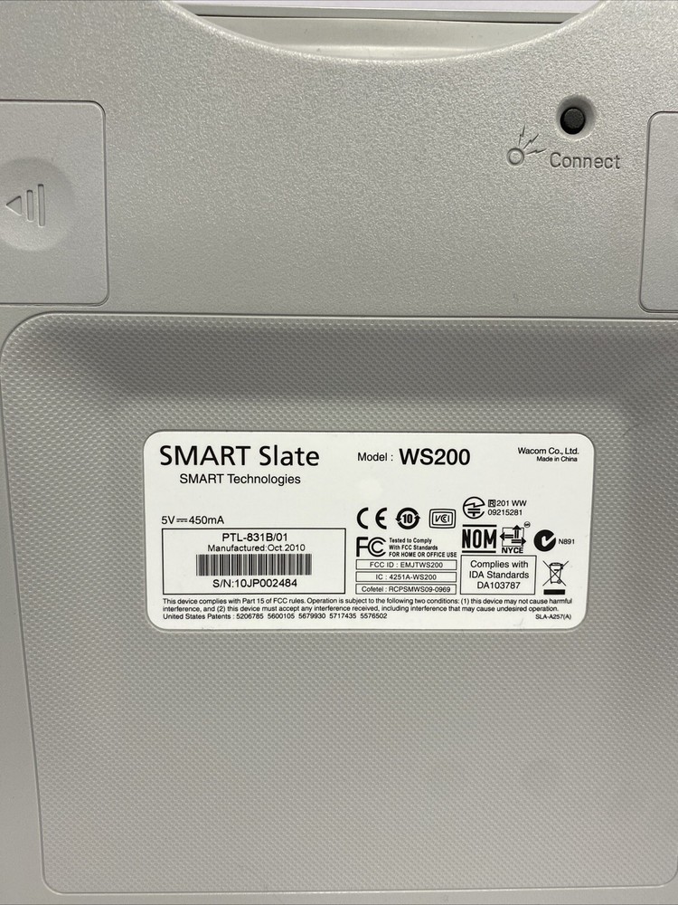 Smart Slate WS200 - w/ Pen