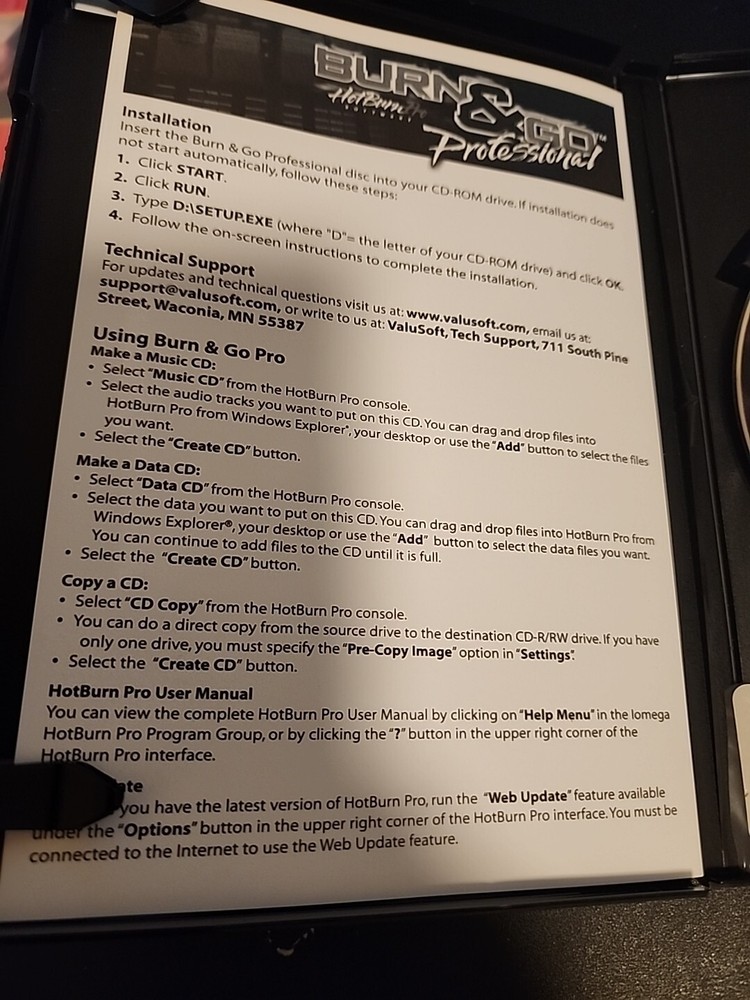 Hotburn Pro Software Burn And Go Professional - Burn CD's