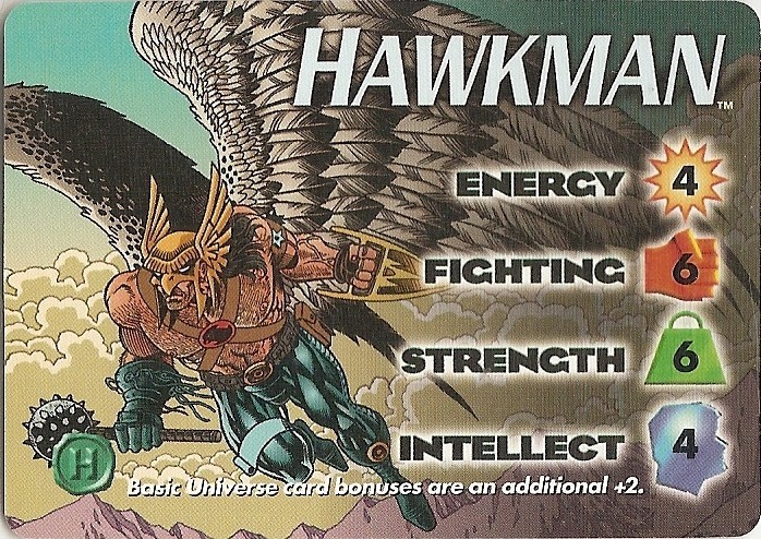 Marvel OVERPOWER Hawkman JLA character