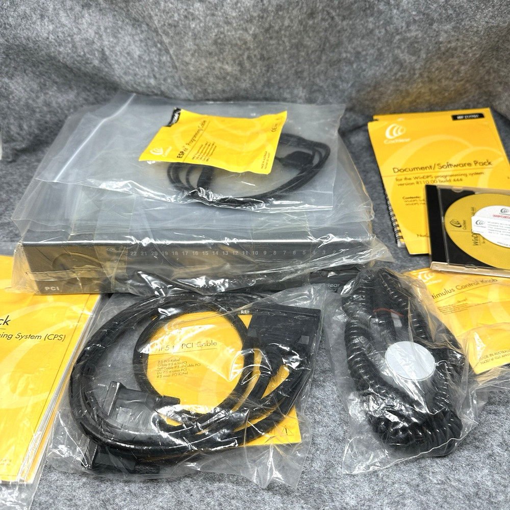 Cochlear Nucleus Bundle Processor Control Interface Cables Control Knob Software