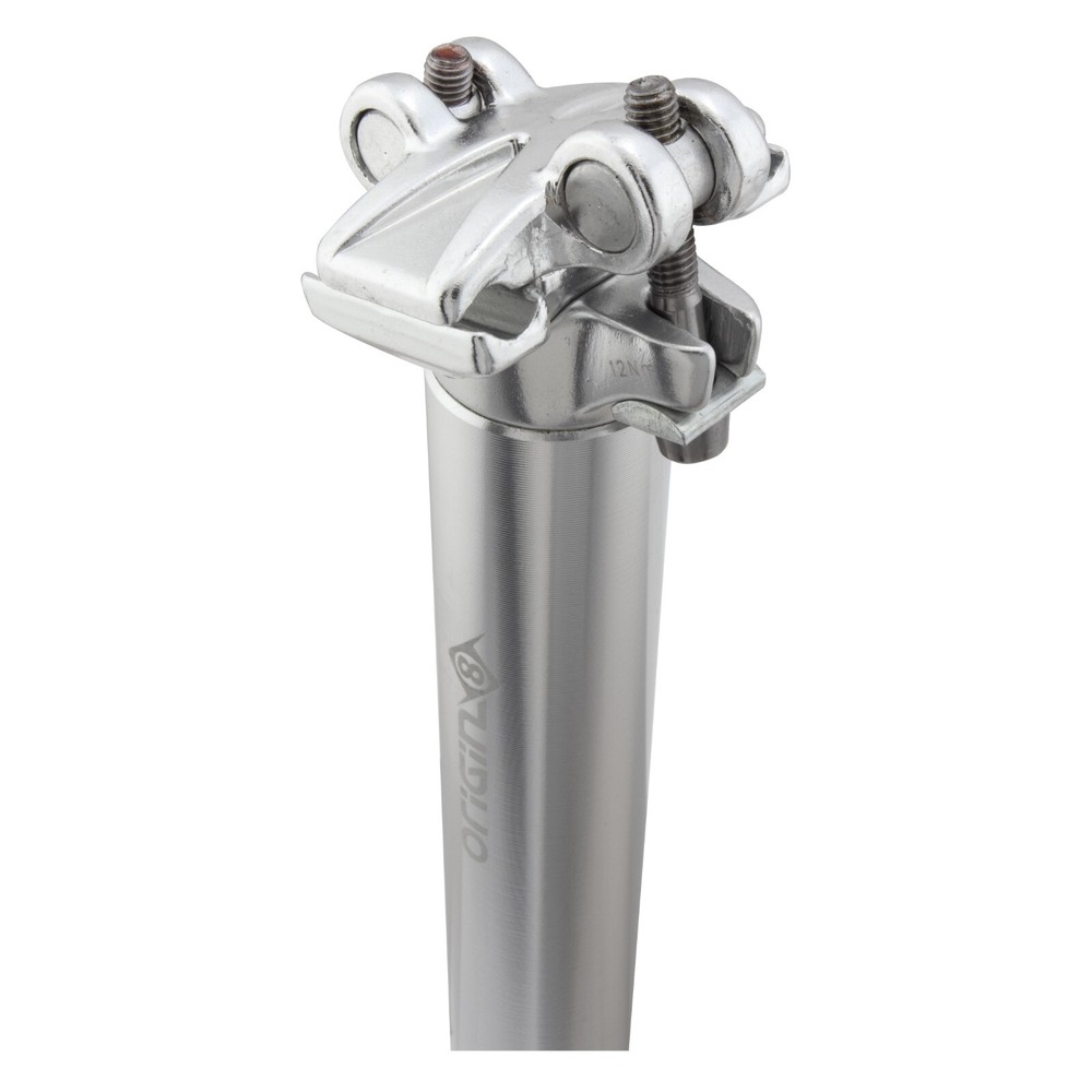 Origin8 Pro Fit Zero Setback Alloy 27.2mm Seatpost Micro Adjustable Post Silver