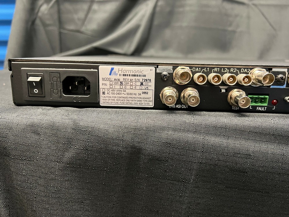 Harmonic MV30CBR-CC Divicom Encoder - Free Shipping