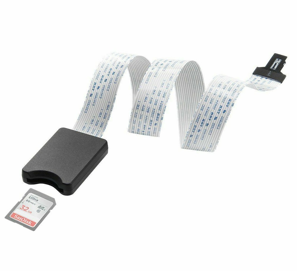 TF MicroSD/ SD To TF Memory Card Extension Cable Adapter Extender Converter