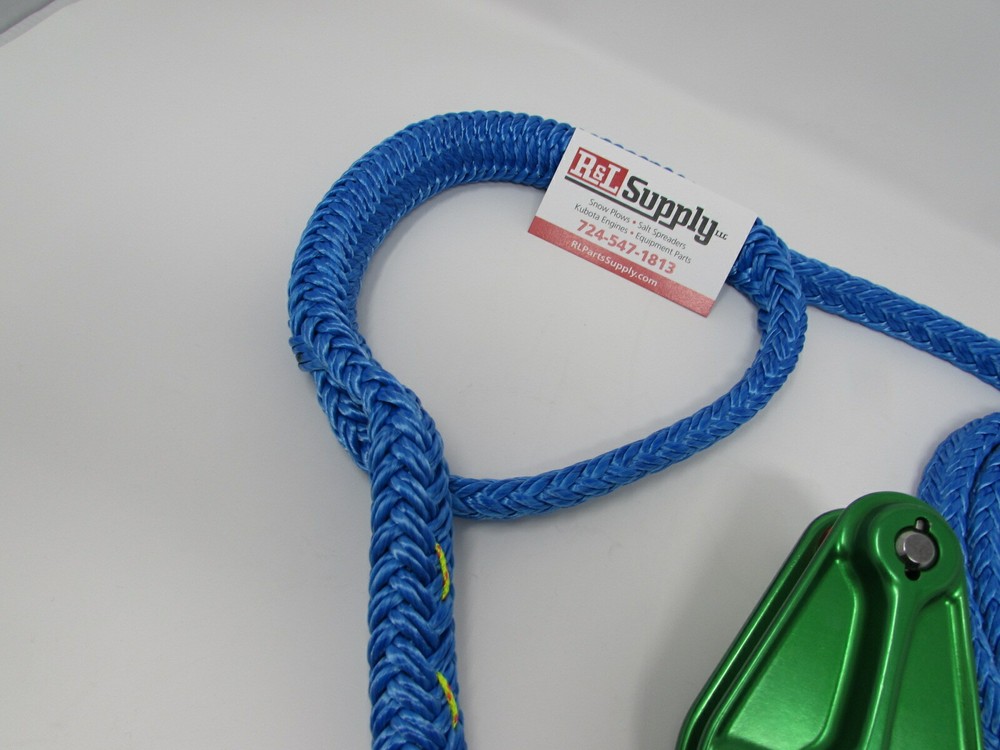 1/2" ISC RP048 BLOCK & 2-6FT LOOPIE SLING RIGGING COMBO KIT - ARBORIST