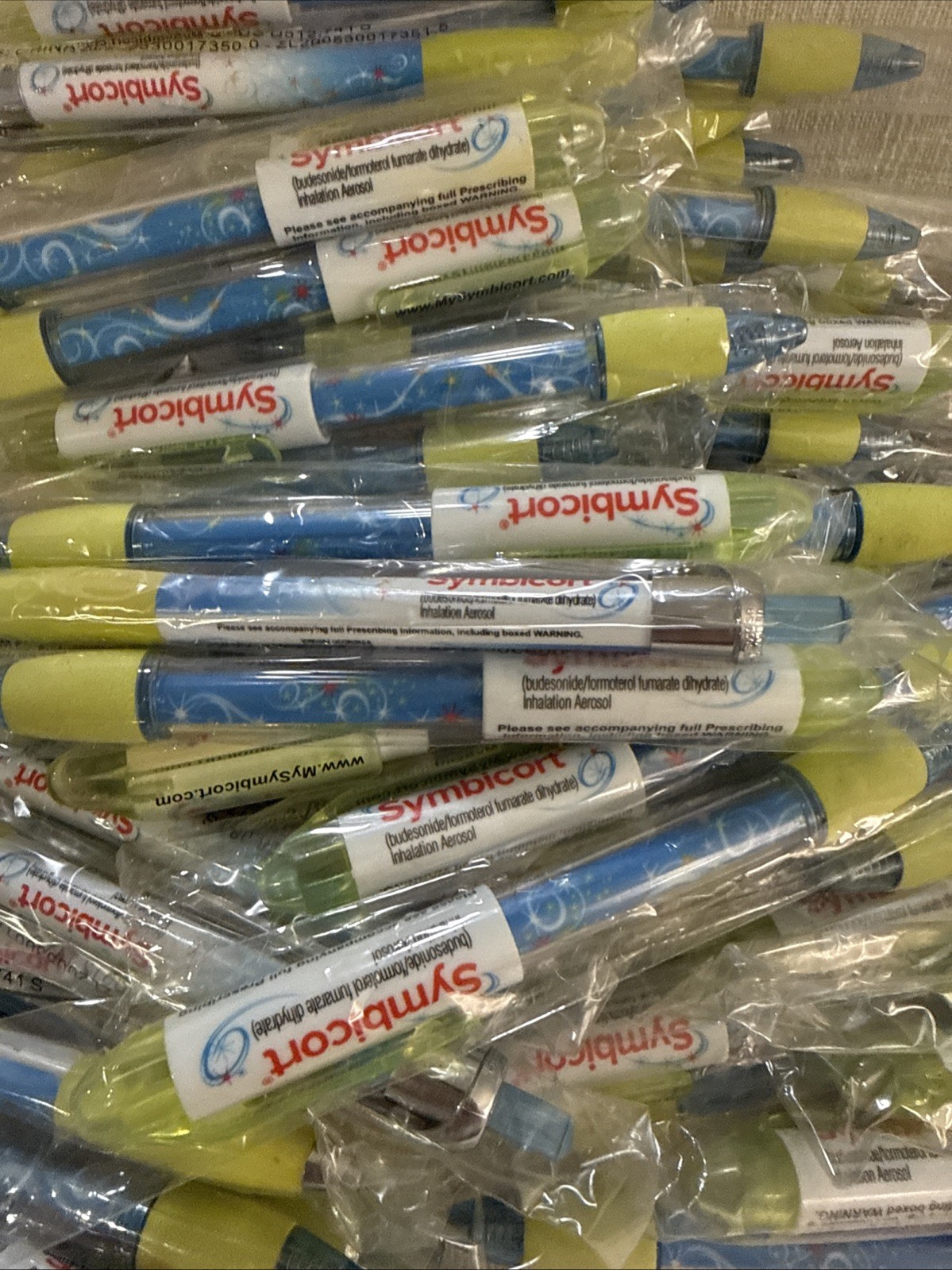 Pharmaceutical Drug Rep Collectible Promo Pens Symbicort Lot Of 100