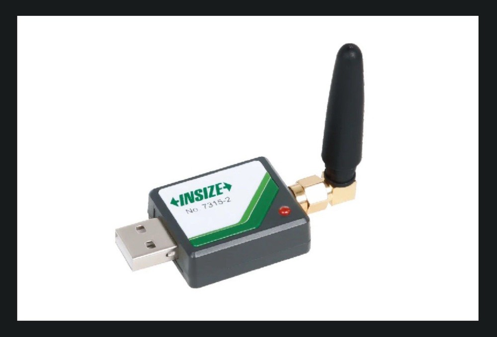 INSIZE USB Receiver for Wireless Data Transfer: 7315-2 transmitter, USB Output