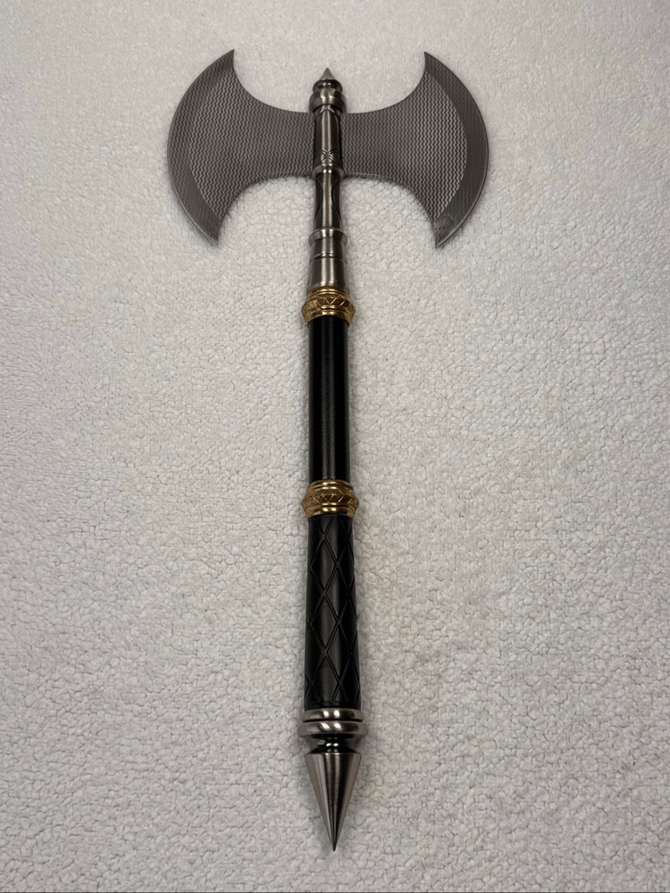 Double Blade Medieval Fantasy Fighting Axe