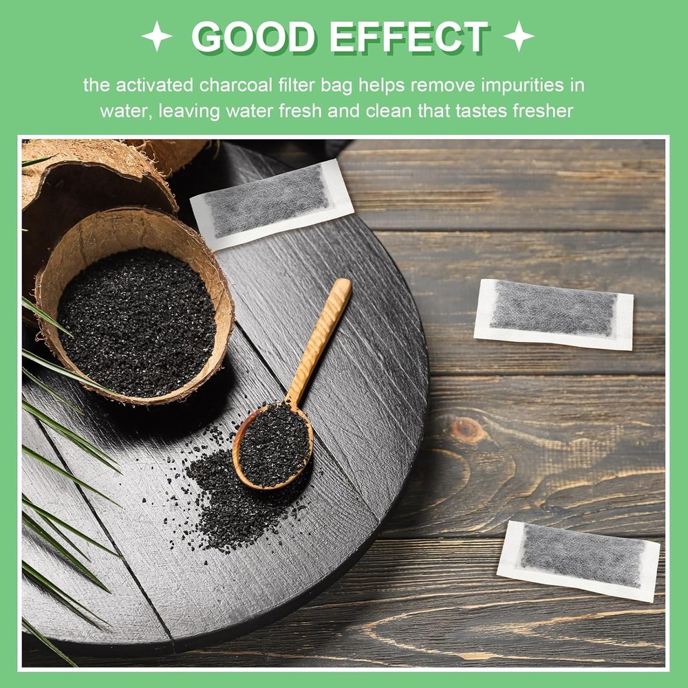12 Pcs Activated Charcoal Water Filter Coconut Shell Distiller