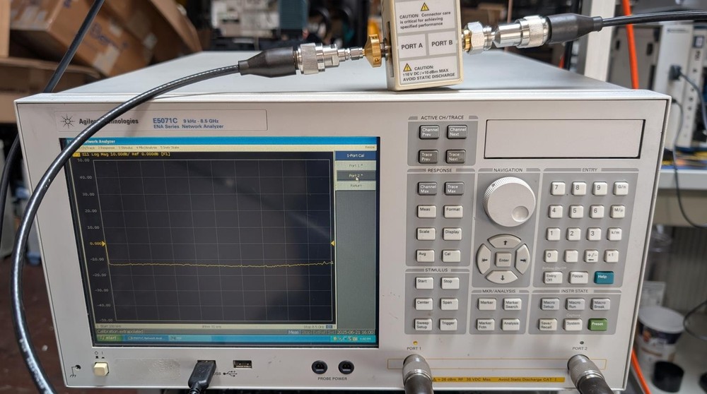 Agilent Keysight E5071C 9kHz - 8.5GHz ENA Network Analyzer