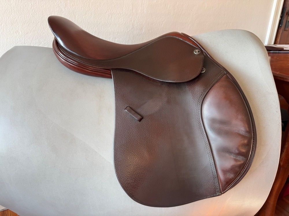 17" Tad Coffin A5 Performance Saddle - Grain / Calf